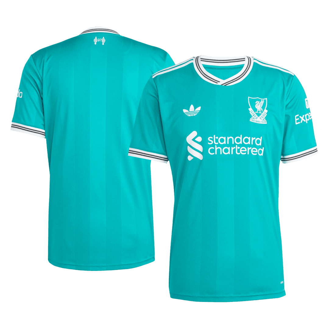 Męska Koszulka Trzecia Wyjazdowa Liverpool 2025/26 - Topowe Koszulki Pilkarskie Sklep Internetowy