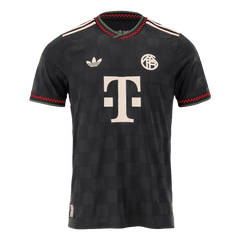 Męski Zestaw Trzecia Wyjazdowa Bayern Munich Wersja Piłkarska (Koszulka+Spodenki) 2025/26 - Slim Fit - Topowe Koszulki Pilkarskie Sklep Internetowy