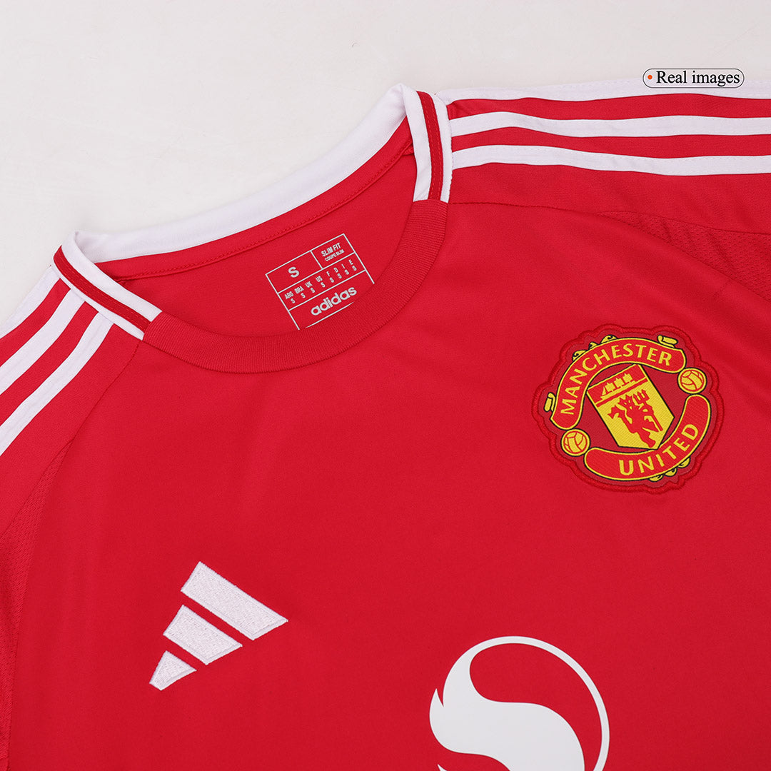 Manchester United Home Long Sleeve High Quality Football Shirt 2024/25