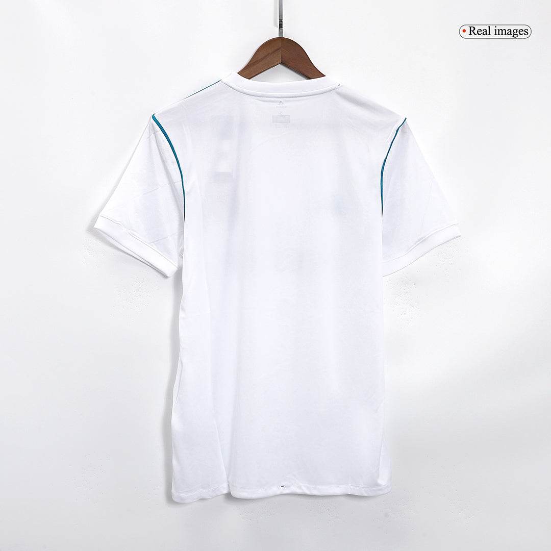 Męska Koszulka Retro Domowa Real Madrid 2017/18 - Topowe Koszulki Pilkarskie Sklep Internetowy