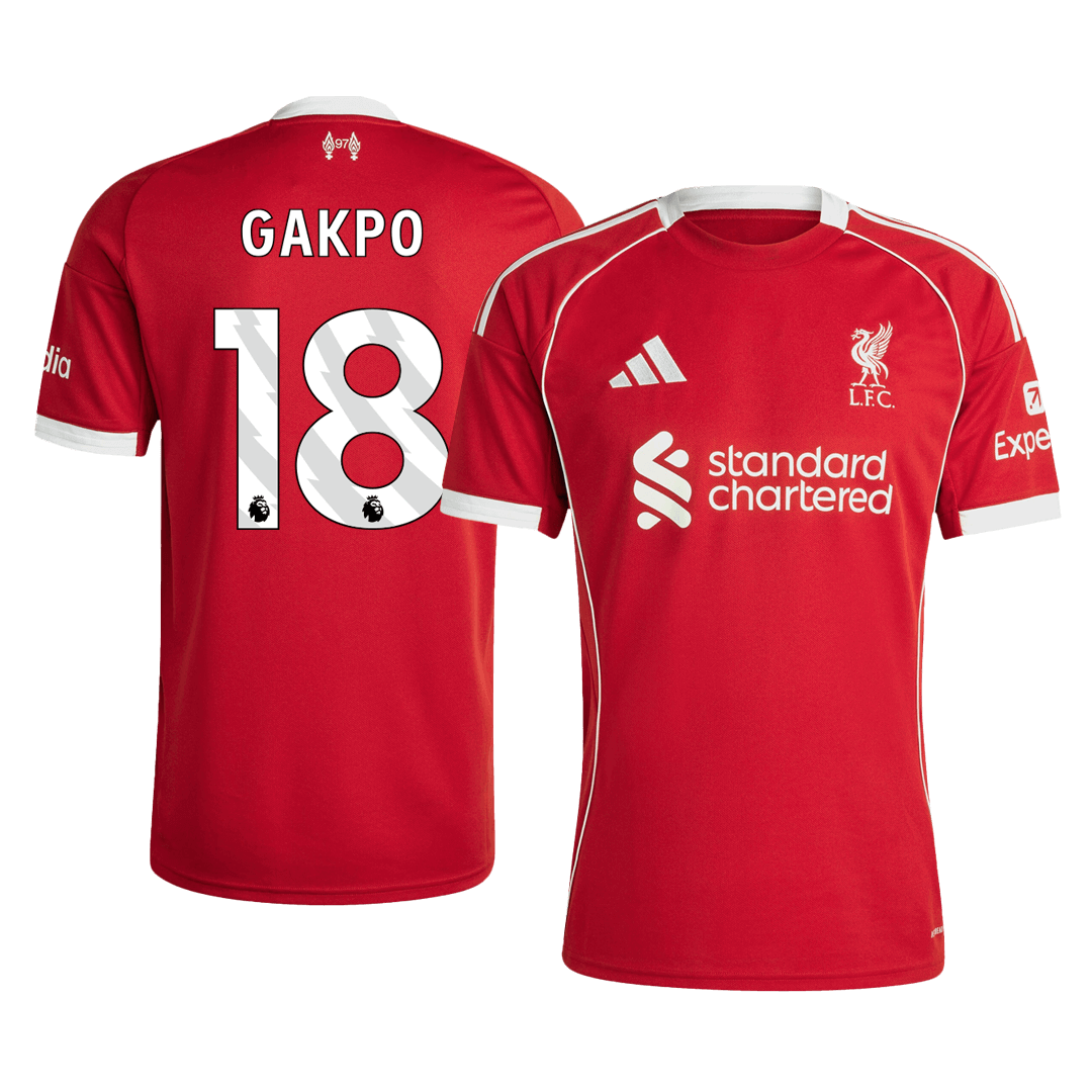 Liverpool GAKPO #18 2025/26 Herren-Heimtrikot