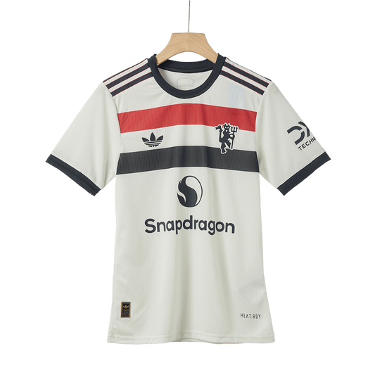 Damska koszulka piłkarska Manchester United Third Away 2024/25 biała