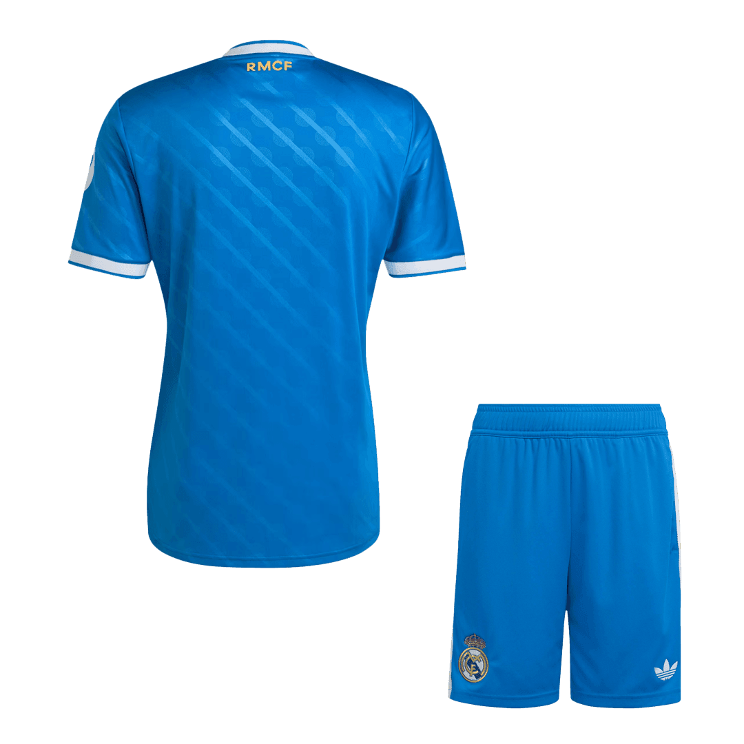 Męski Trzeci Zestaw Wyjazdowy Real Madryt (Koszulka+Spodenki) 2025/26 - Topowe Koszulki Pilkarskie Sklep Internetowy