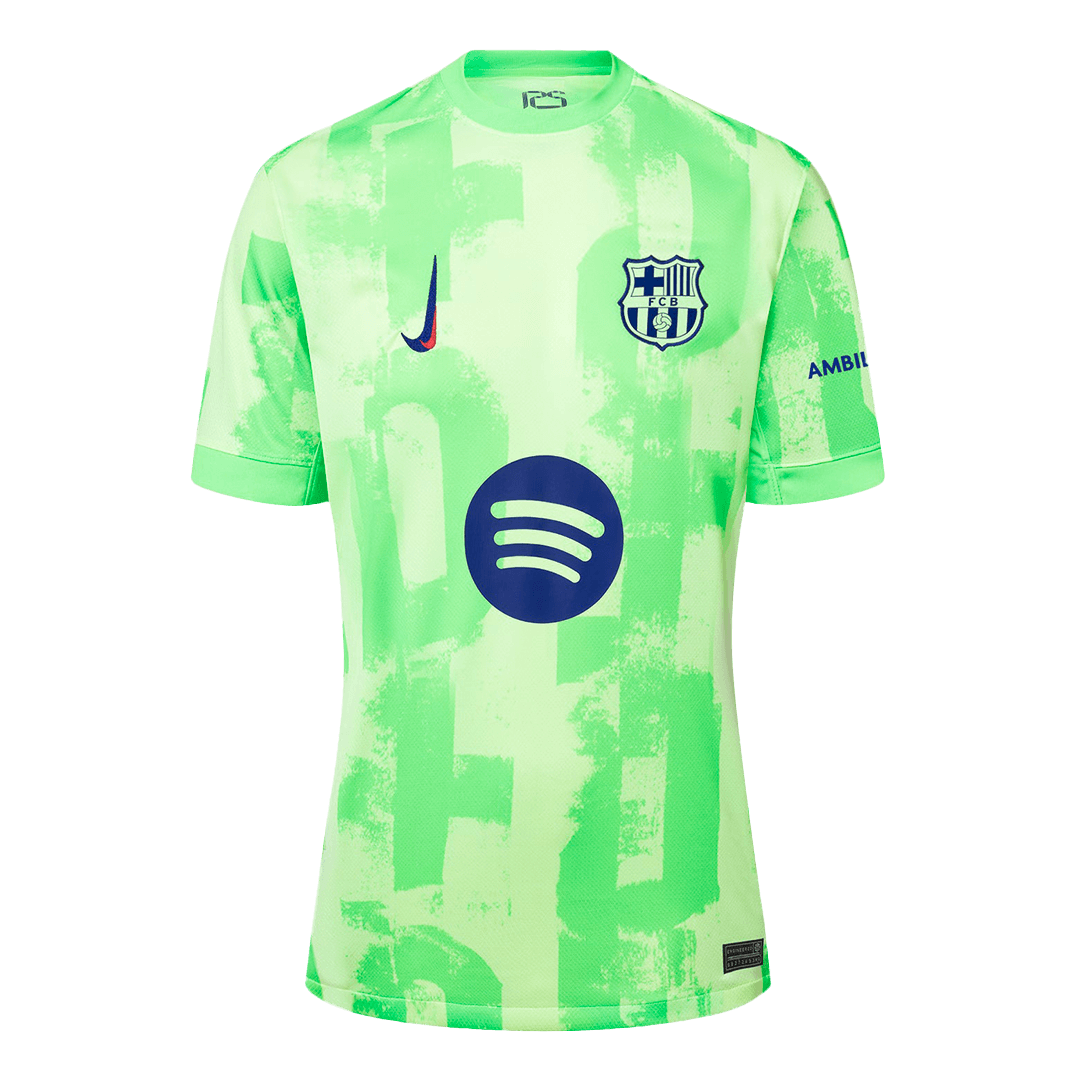 Barcelona third away jersey 2024/25 LEWANDOWSKI #9 - UCL (Spotify Logo Without Text)