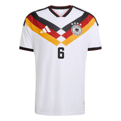 Męska Koszulka Domowa Niemcy KIMMICH #6 Wersja Piłkarska World Cup 2026 - Slim Fit