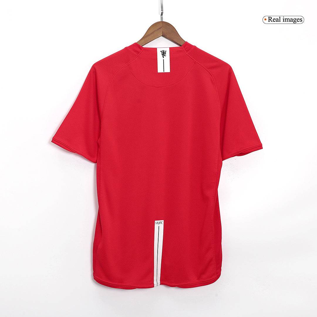 Retro 2007/08 Męska Koszulka Domowa MU - UCL Final - Topowe Koszulki Pilkarskie Sklep Internetowy