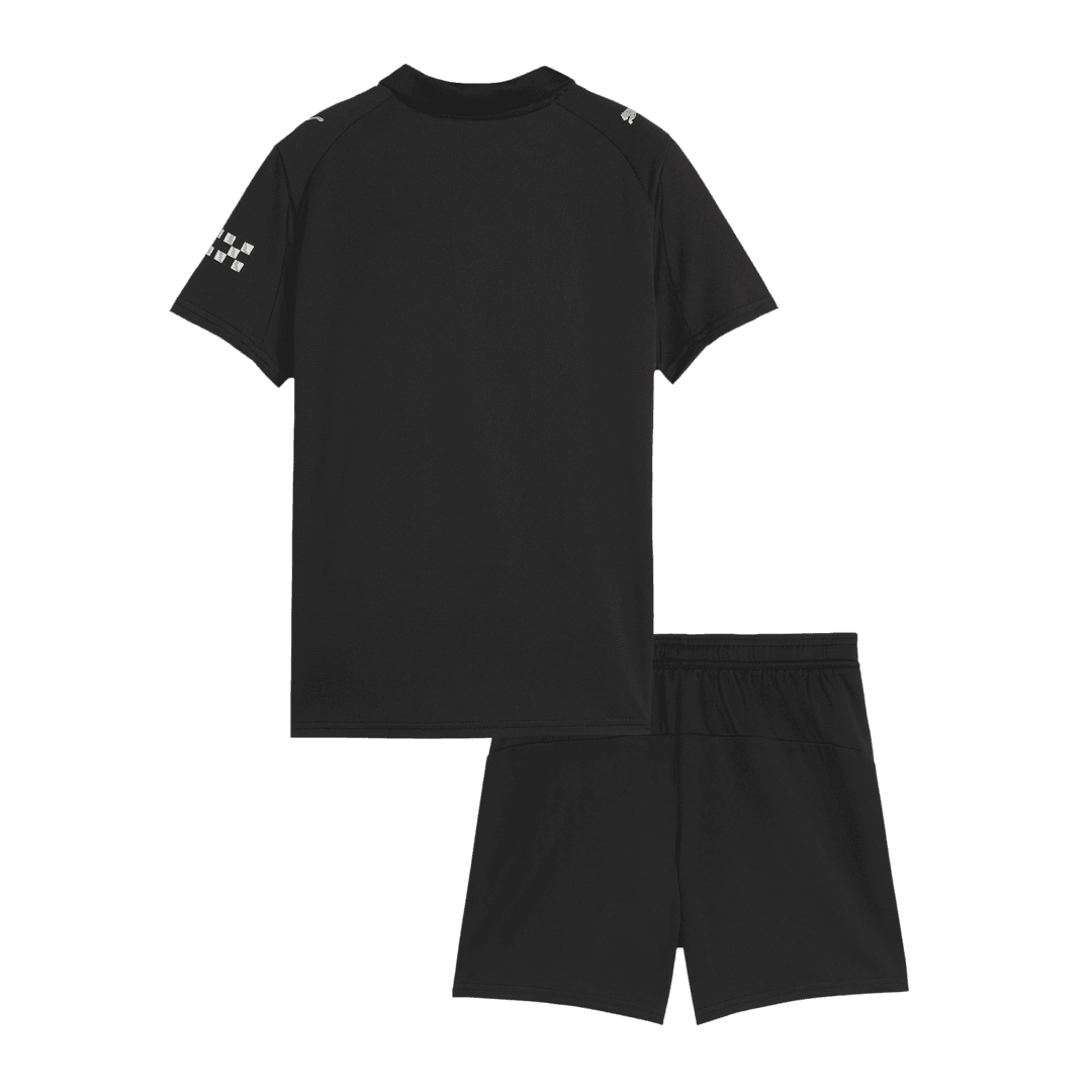 Dziecięcy Zestaw Wyjazdowy Manchester City (Koszulka+Spodenki) 2025/26 - Topowe Koszulki Pilkarskie Sklep Internetowy