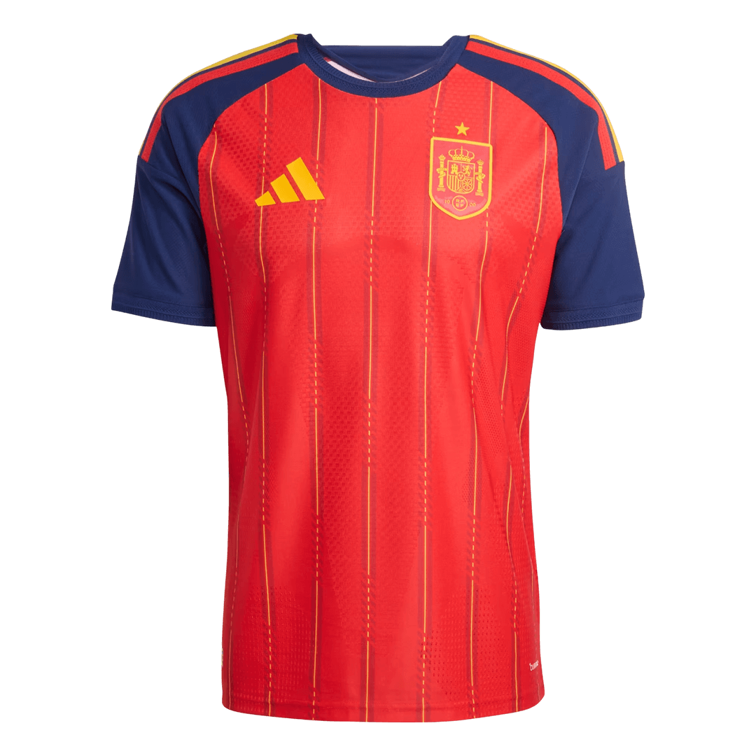 Męska Koszulka Domowa Spain Wersja Piłkarska World Cup 2026 - Slim Fit
