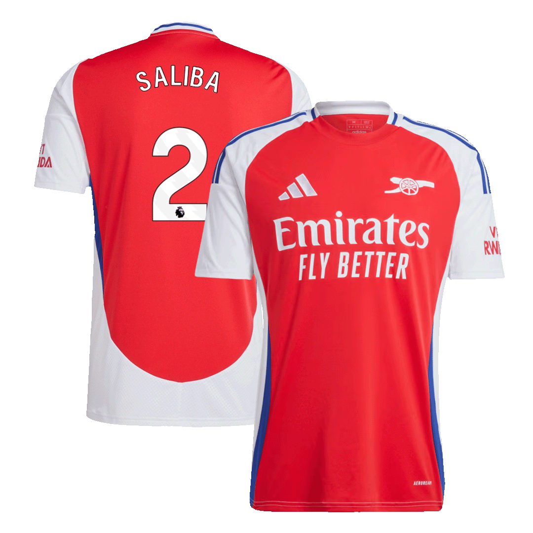 Camiseta de local del Arsenal 2024/25 SALIBA #2