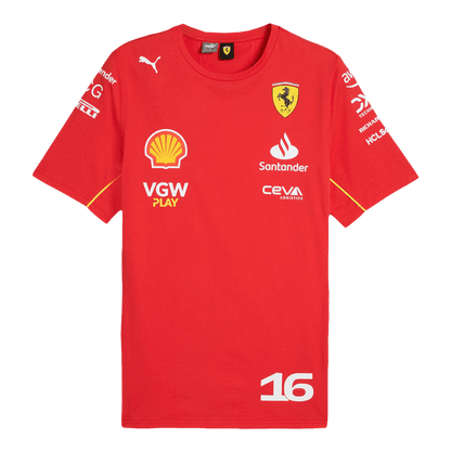 Ferrari F1 Racing Team Jersey Charles Leclerc #16 2024