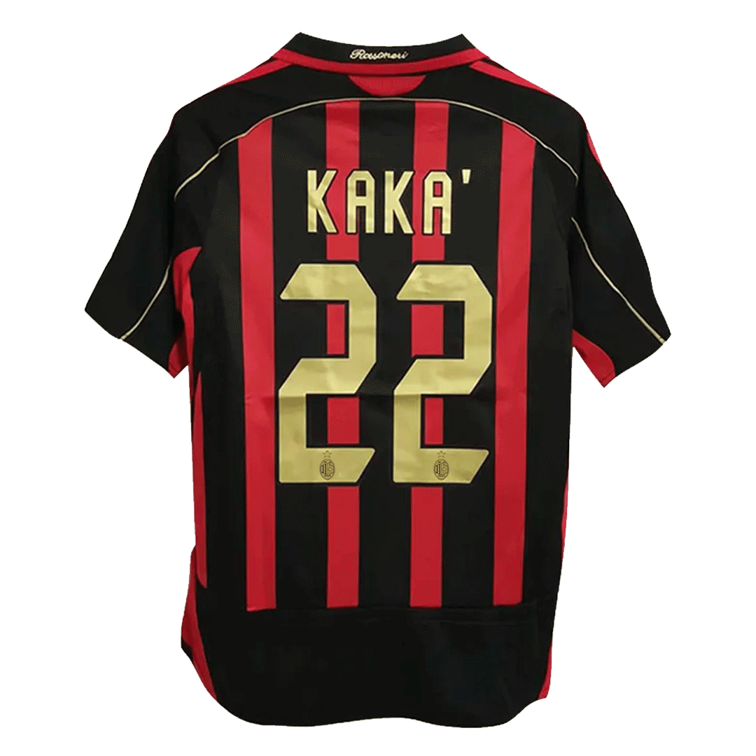 Męska koszulka retro AC Milan 06/07 domowa KAKA' #22