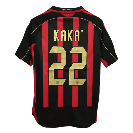 Męska koszulka retro AC Milan 06/07 domowa KAKA' #22