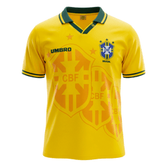 Męska Koszulka Retro Domowa Brazil 1994