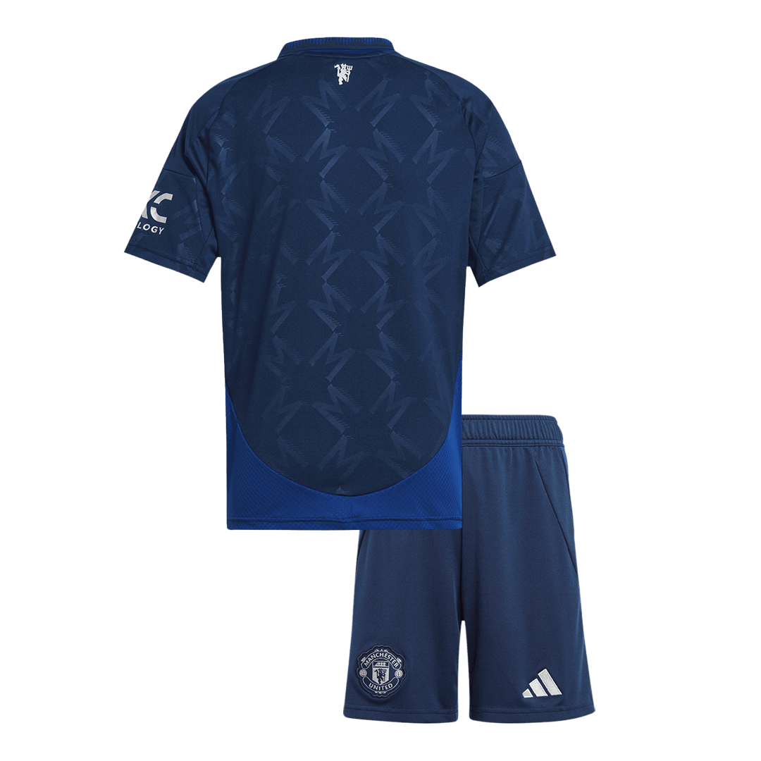 Manchester United Away Kids Kit (Shirt+Shorts) 2024/25