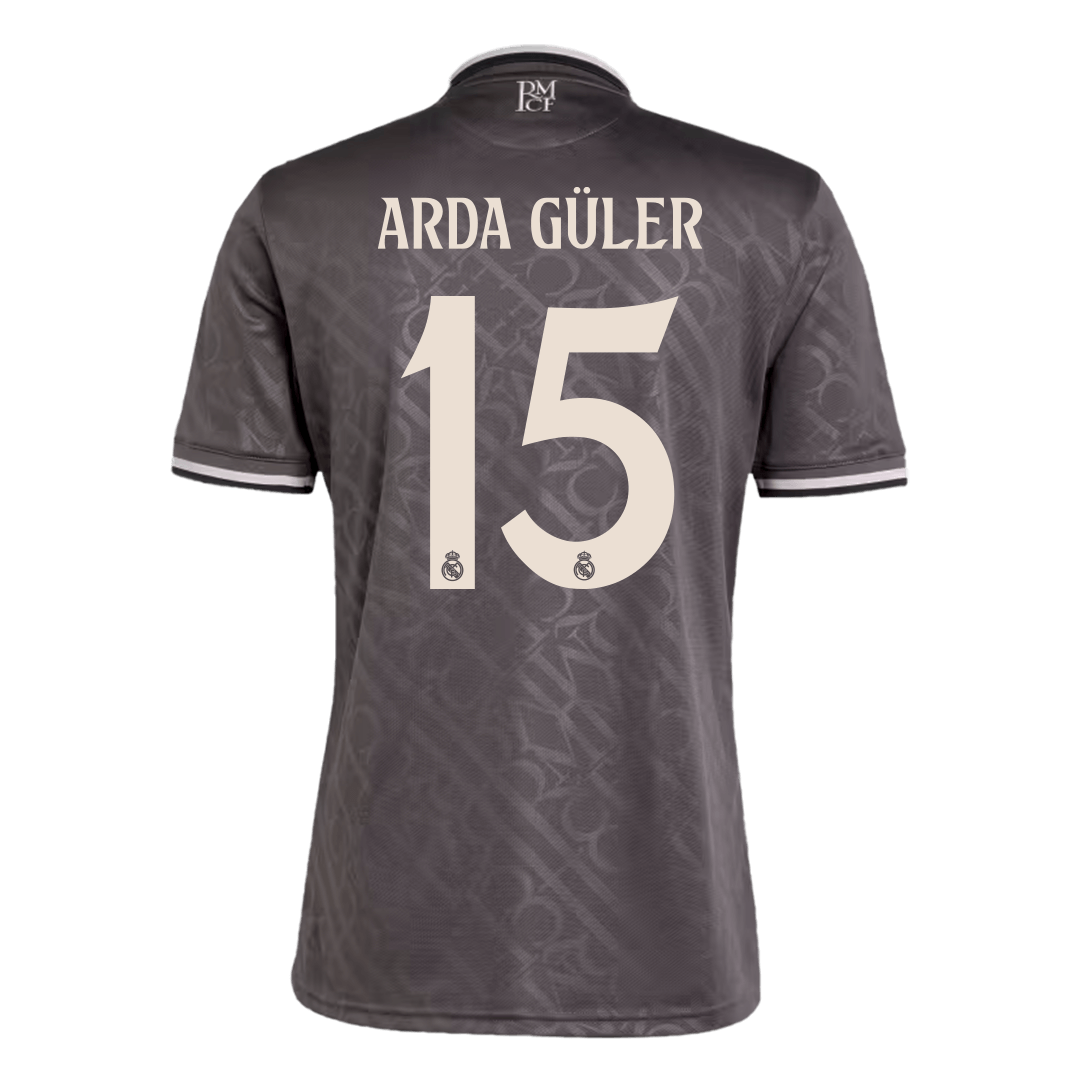 ARDA GÜLER #15 Real Madrid Trzecia Wyjazdowa Koszulka Piłkarska 2024/25