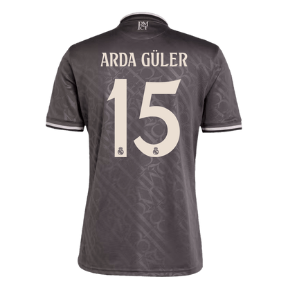 ARDA GÜLER #15 Real Madrid Trzecia Wyjazdowa Koszulka Piłkarska 2024/25