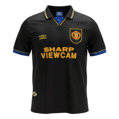 Męska Koszulka Retro Wyjazdowa Manchester United 1993/94