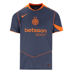 Męska Koszulka Trzecia Wyjazdowa Inter Milan Wersja Piłkarska 2025/26 - Slim Fit - Topowe Koszulki Pilkarskie Sklep Internetowy