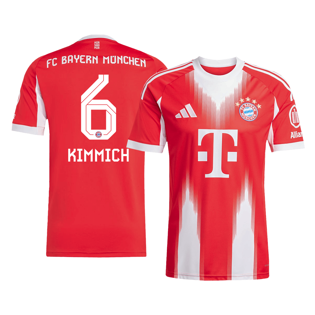 Męska Koszulka Domowa Bayern Munich KIMMICH #6 2025/26 [PREMIUM]