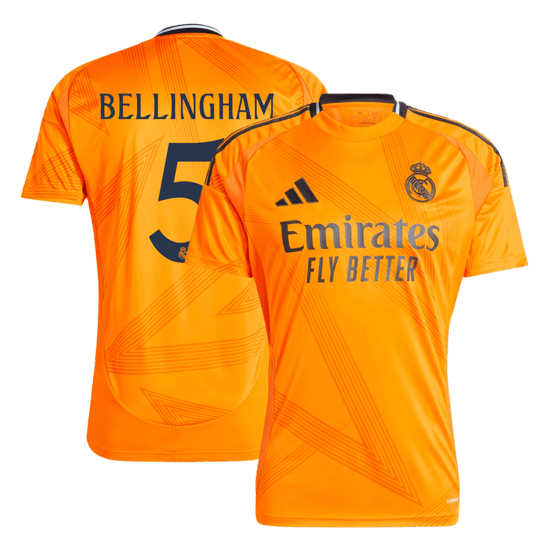 Camiseta segunda equipación hombre Real Madrid BELLINGHAM #5 2024/25