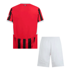 Męski domowy strój piłkarski AC Milan (koszulka + spodenki) 2024/25 - Topowe Koszulki Pilkarskie Sklep Internetowy