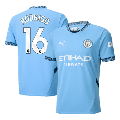 RODRIGO #16 Koszulka piłkarska domowa Manchester City 2024/25