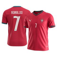 Męska Koszulka Domowa Portugal RONALDO #7 World Cup 2026