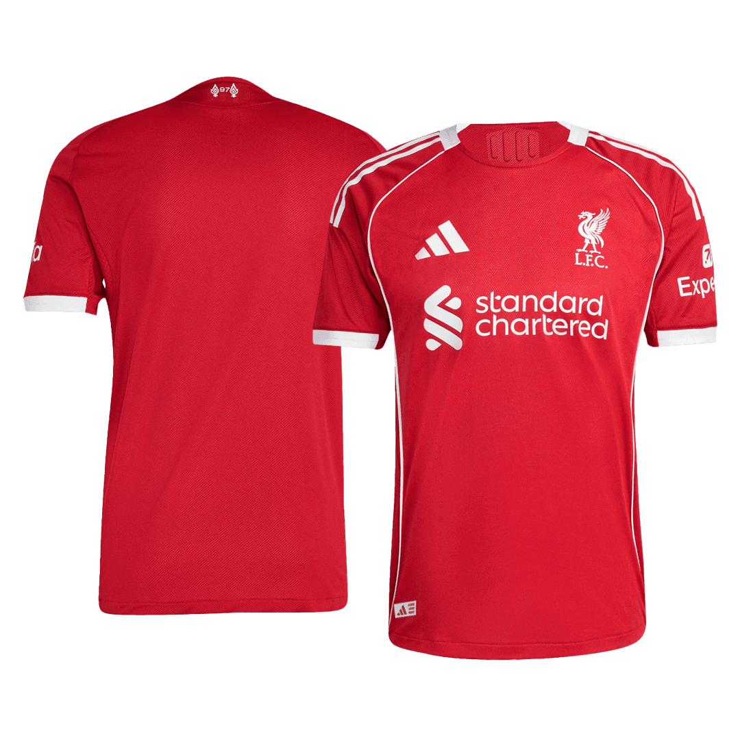 Męska Koszulka Domowa Liverpool Wersja Piłkarska 2025/26 - Slim Fit - Topowe Koszulki Pilkarskie Sklep Internetowy