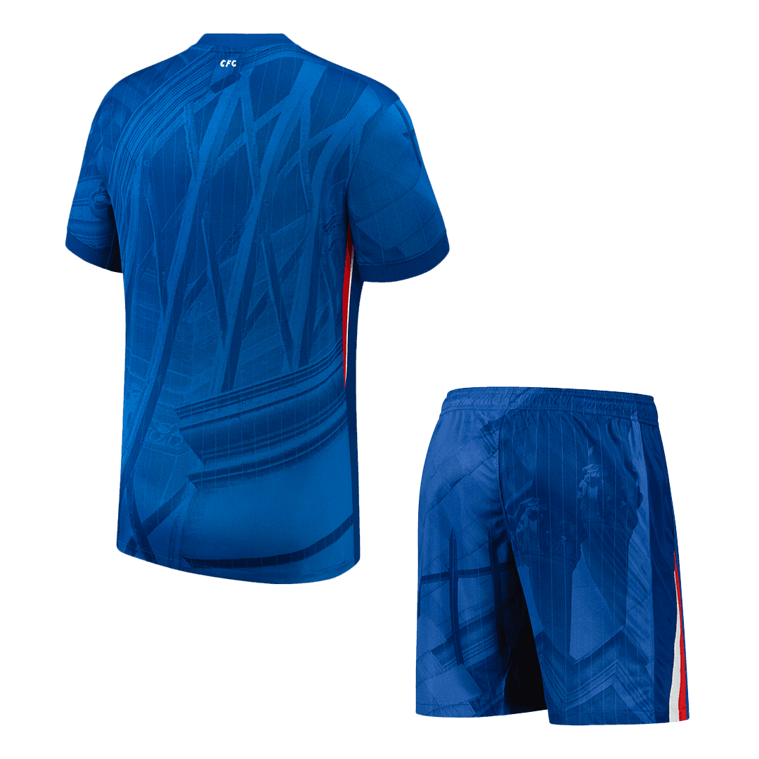 Męski Zestaw Domowy Chelsea (Koszulka+Spodenki) 2025/26 - Topowe Koszulki Pilkarskie Sklep Internetowy