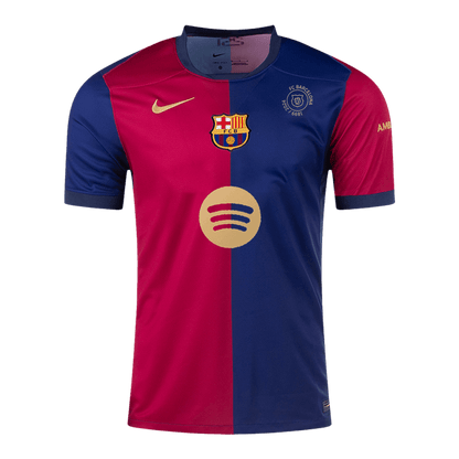 Camiseta de fútbol de local para hombre del Barcelona 2024/25 - 125 Aniversario (Logo Spotify sin texto)