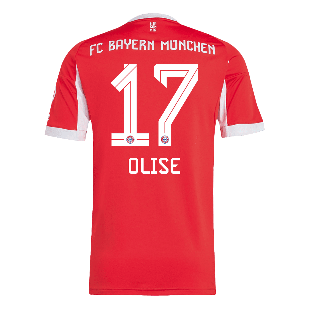 Męska Koszulka Domowa Bayern Munich OLISE #17 2025/26 [PREMIUM] - Topowe Koszulki Pilkarskie Sklep Internetowy