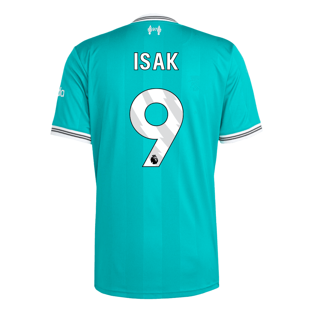 Męska Koszulka Trzecia Wyjazdowa Liverpool ISAK #9 2025/26 - Topowe Koszulki Pilkarskie Sklep Internetowy