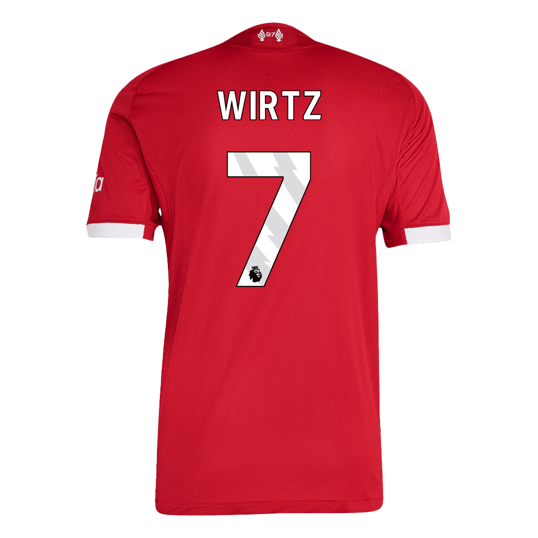Męska Koszulka Domowa Liverpool WIRTZ #7 Wersja Piłkarska 2025/26 - Slim Fit - Topowe Koszulki Pilkarskie Sklep Internetowy