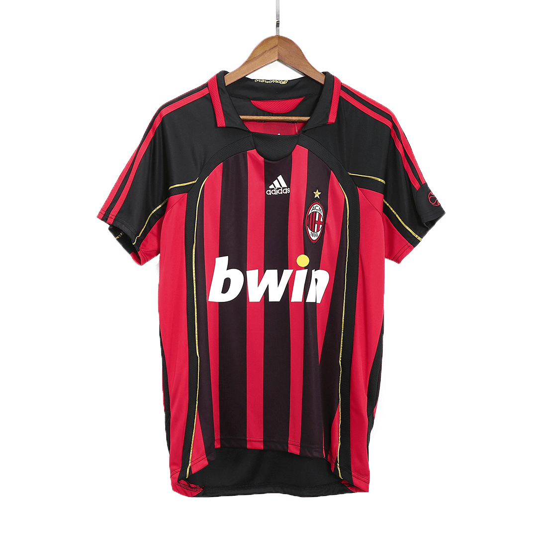 Męska koszulka retro AC Milan 06/07 domowa KAKA' #22