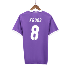 Męska Koszulka Retro Wyjazdowa Real Madrid KROOS #8 2016/17 - Topowe Koszulki Pilkarskie Sklep Internetowy