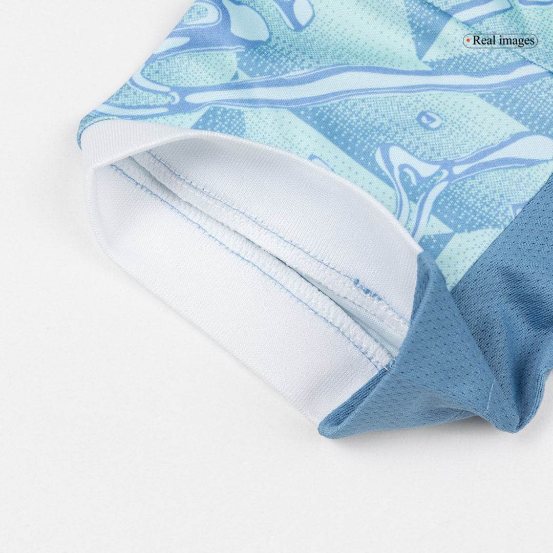 Dziecięcy Zestaw Wyjazdowa Juventus (Koszulka + Spodenki + Skarpety) 2025/26 - Topowe Koszulki Pilkarskie Sklep Internetowy