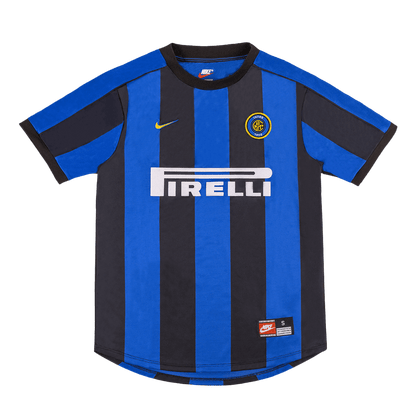 Męska Domowa koszulka piłkarska Retro RONALDO #9 1999/00 Inter Mediolan