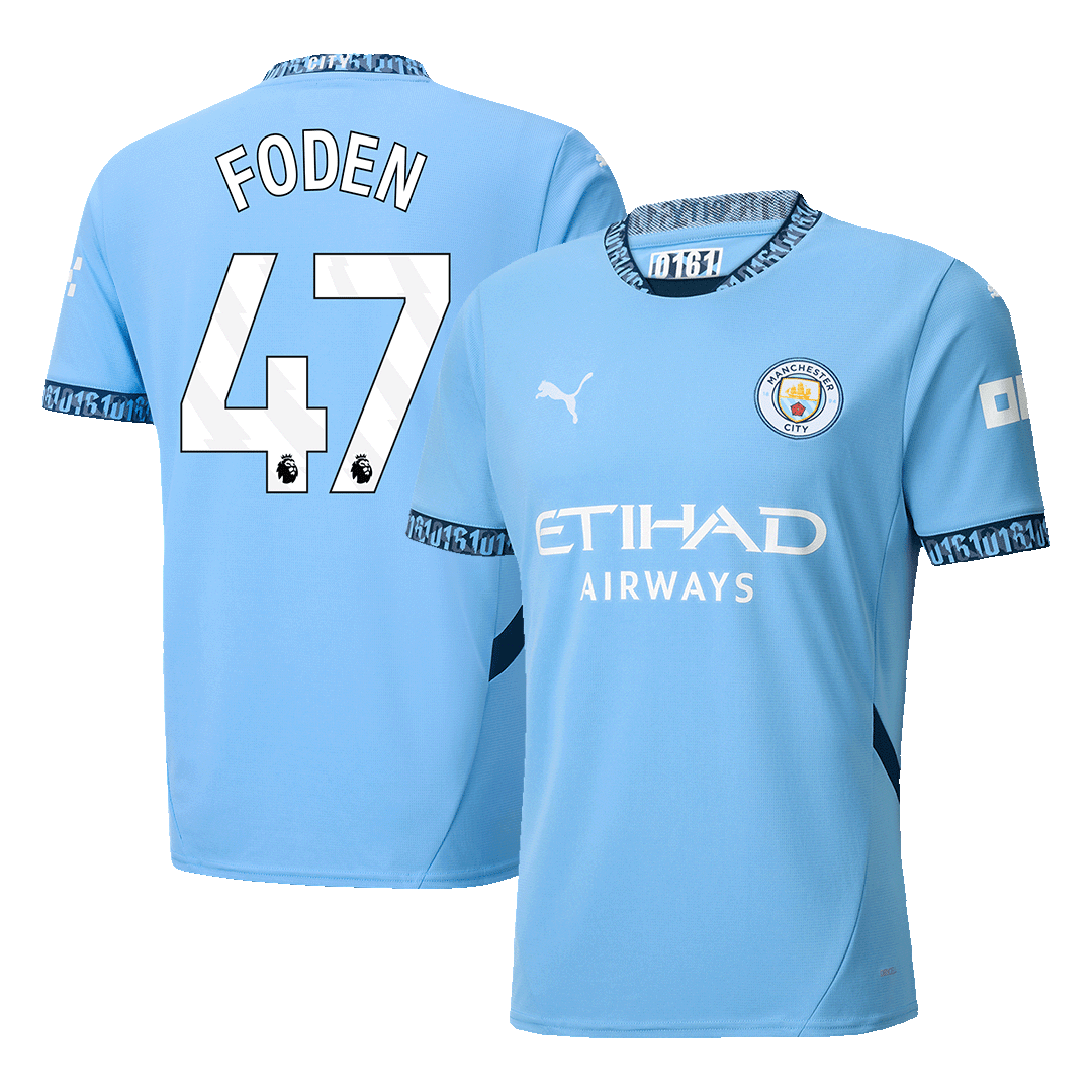 FODEN #47 Camiseta de fútbol local del Manchester City 2024/25