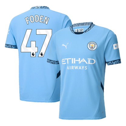 FODEN #47 Camiseta de fútbol local del Manchester City 2024/25