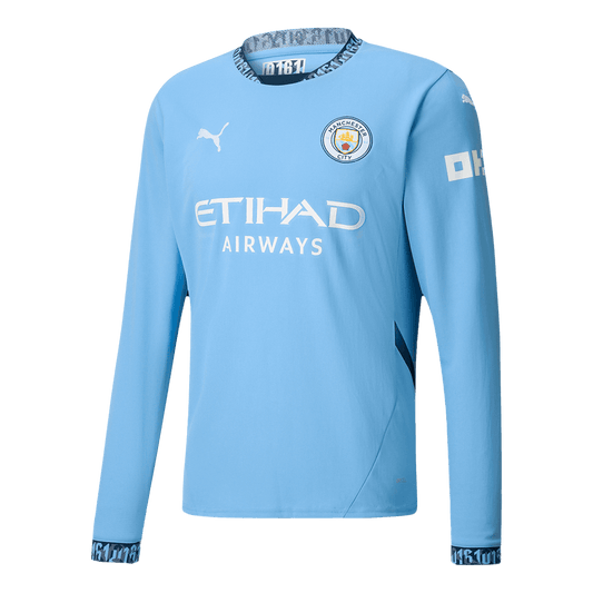 Camiseta de futbol Manchester City 1ª equipación manga larga 2024/25