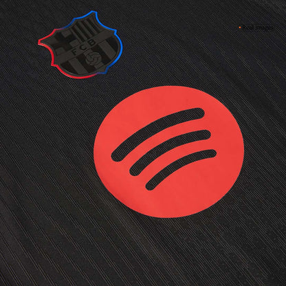 Męska Wersja Zawodnicza Koszulki Wyjazdowej FC Barcelona 2024/25 - Spotify Logo Without Text