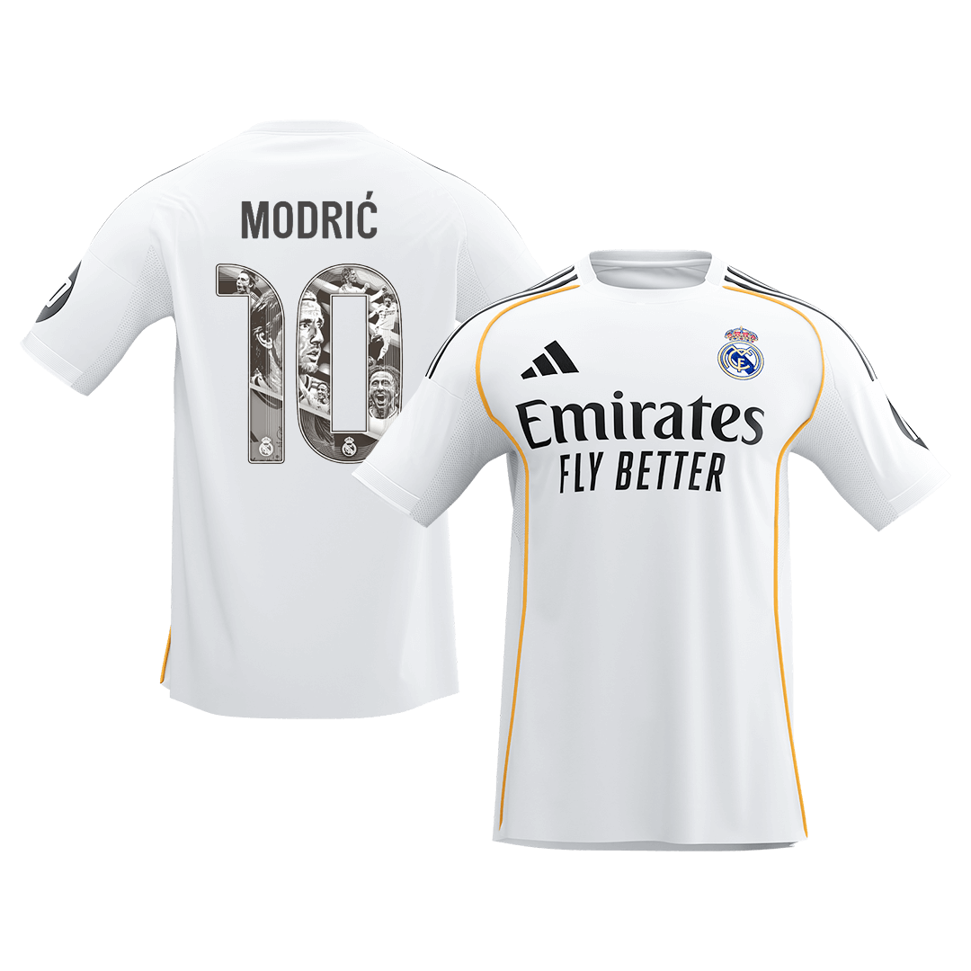 Real Madrid Herren-Heimtrikot MODRIĆ Sondermodell Nr. 10 2025/26