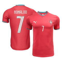 Męska Koszulka Domowa Portugal RONALDO #7 Wersja Piłkarska World Cup 2026 - Slim Fit