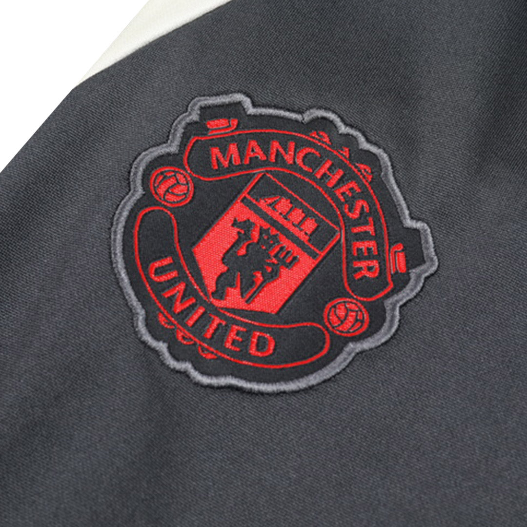 Komplet Dresowy Manchester United 24/25 (Bluza z Zamkiem + Spodnie)