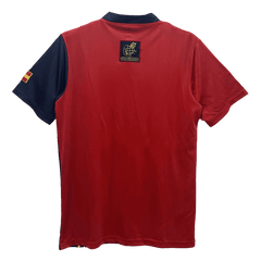 Męska Koszulka Retro Domowa Spain 1996 - Topowe Koszulki Pilkarskie Sklep Internetowy