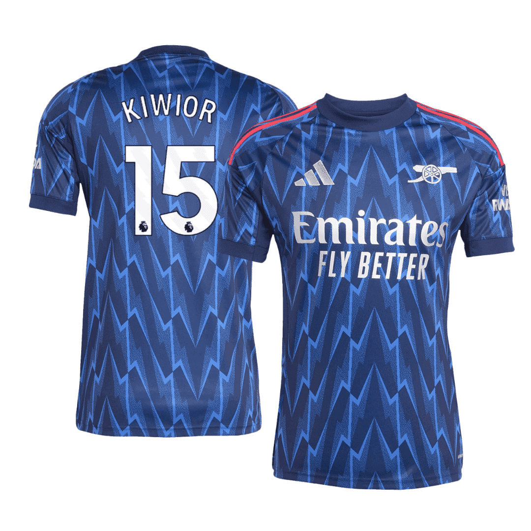 Męska Koszulka Wyjazdowa Arsenal KIWIOR #15 2025/26 - Topowe Koszulki Pilkarskie Sklep Internetowy