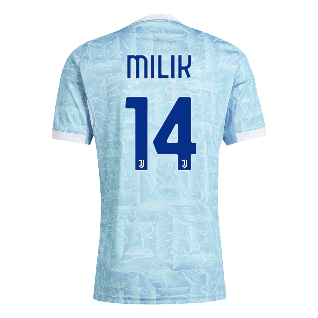 Męska Koszulka Wyjazdowa Juventus MILIK #14 2025/26 - Topowe Koszulki Pilkarskie Sklep Internetowy