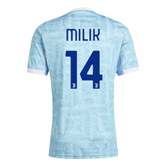 Męska Koszulka Wyjazdowa Juventus MILIK #14 2025/26 - Topowe Koszulki Pilkarskie Sklep Internetowy