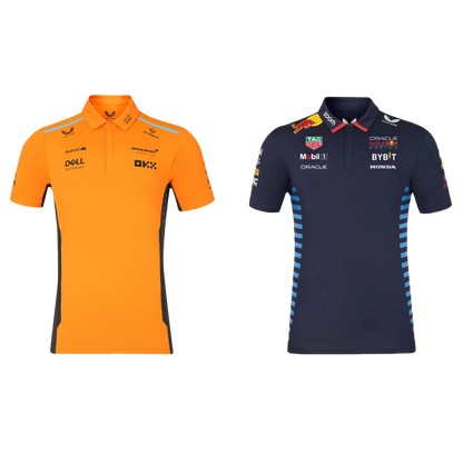 Męska Koszulka Polo F1 2024 – Red Bull, McLaren