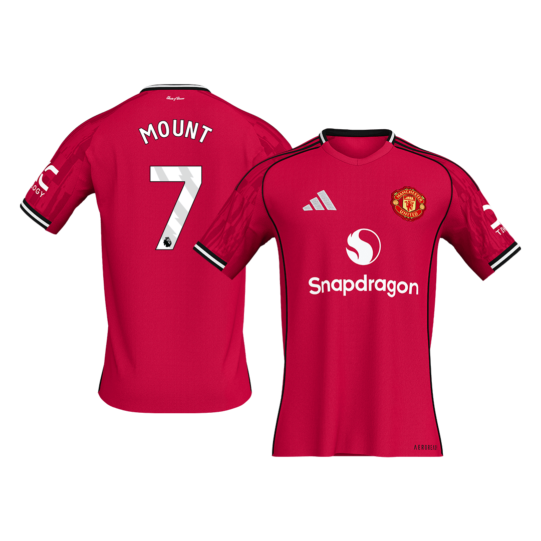 Męska Koszulka Domowa Manchester United MOUNT #7 2025/26 [PREMIUM]